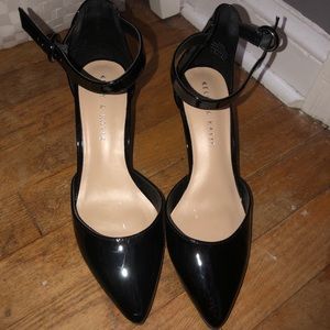 Kelly & Katie Black Patent Leather Heels